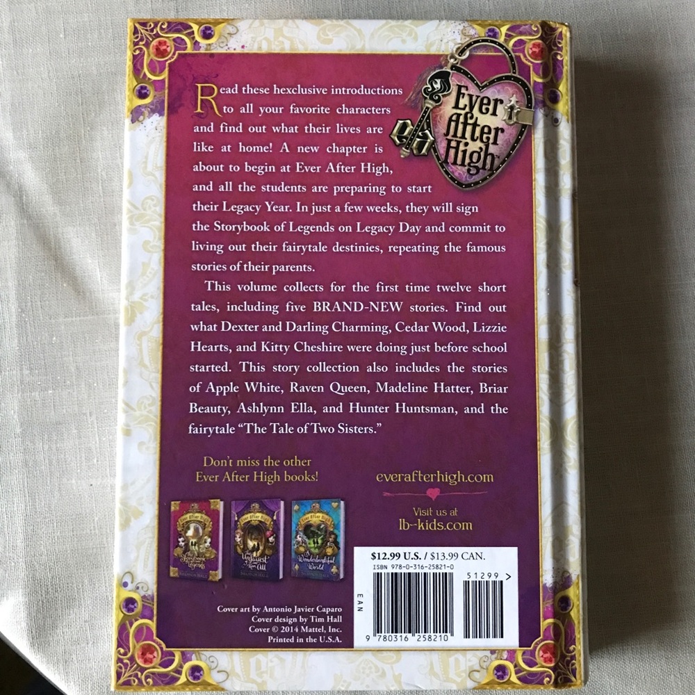 Ever After High Books - Set of 2 - Once Upon a Time and the Storybook of Legends - Picture 8 of 11
